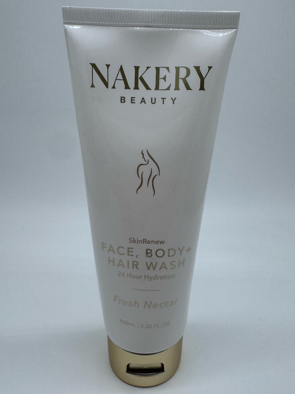 Nakery Beauty SkinRenew Face, Body + Hair Wash Fresh Nectar 3.38 oz New - Picture 2 of 3